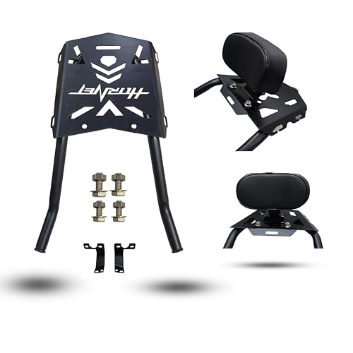 Image of Prime Quality Top Plate with Backrest Adjustable Compatible with Honda CB 125 Hornet NEW 2025 Model