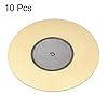 sourcing map 10 Pcs Piezo Discs 50mm Acoustic Pickup Transducer Ceramic Trigger Buzzer Drum Guitar #1