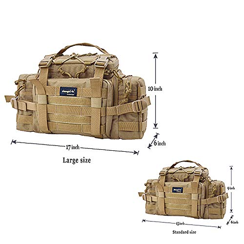 SHANGRI-LA Tactical Range Bag Outdoor Sling Backpack Hiking Fanny Waist Pack - Thumbnail 2