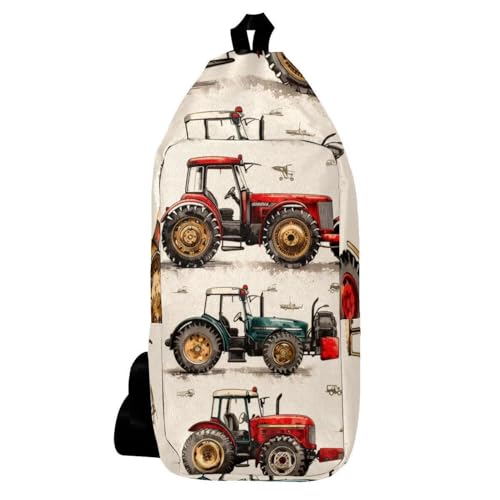 Sac à dos à bandoulière Farm Machinery multicolore 16x36cm