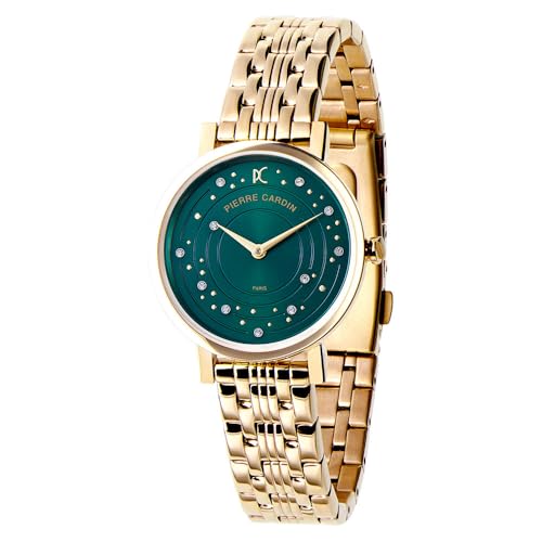 Montre analogique Pierre Cardin femme bracelet acier inoxydable montre quartz CCM.0552