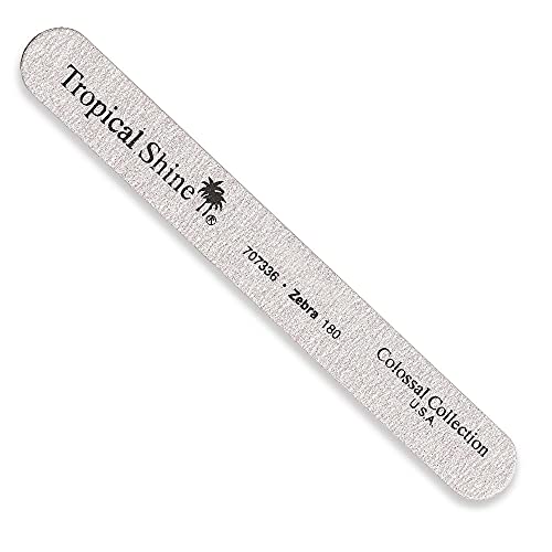 Single Colossal Medium Zebra Nail File - 180 Grit
