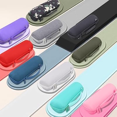 co2CREA Hard Travel Case Replacement for JBL Flip 7 Flip 6 FLIP 5 Waterproof Portable Bluetooth Speaker (Black Camo Case)