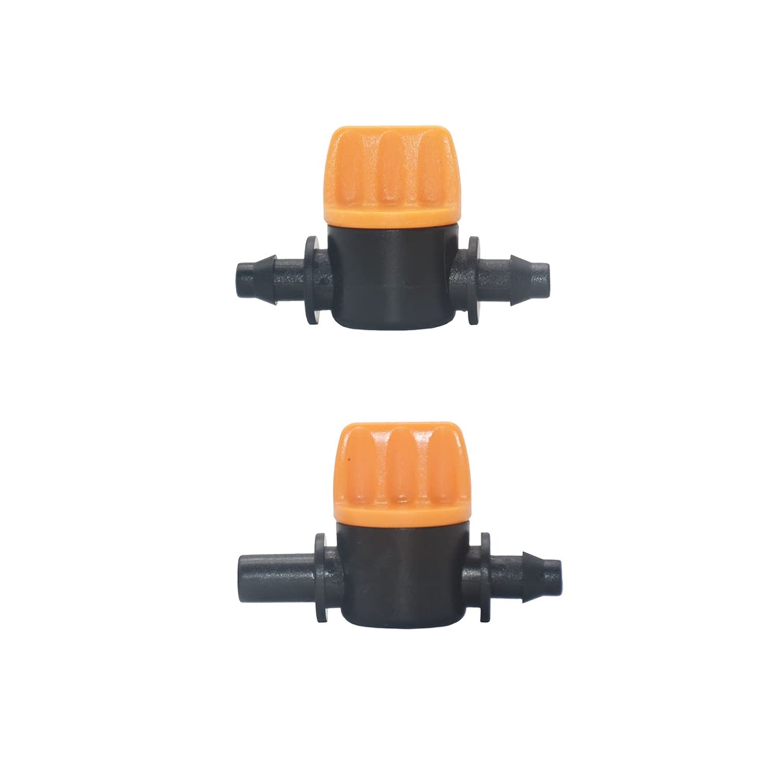Adattatore Connettore Tubo Flessibile 100 4Mm Valvola Tubo Flessibile 4/7 Tubo Dell'Acqua Rubinetto da Giardino 6Mm a 1I4 Barb Valvola Dell'Acqua Raccordi per Irrigazia Goccia/4 Mm