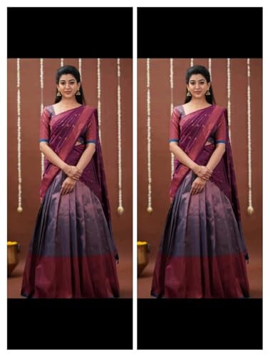 Image of RENVAANI FASHION Women's Traditional Semi-Stitched Lehenga Choli | Lehenga Choli for Women | Ethnic Wear Heavy Lehenga Choli With Dupatta