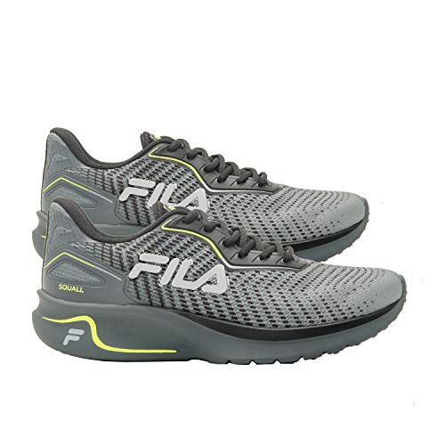 Tênis Squall, Fila, Masculino, Grafite/Preto/Limão, 41