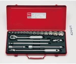 Ko-ken 1/2" Drive Socket Set — 28-Piece Professional Tool Kit In Metal Case