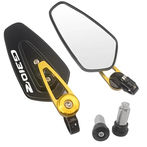 Espejos de manillar para G310R con cristal antirreflejos y visión ampliada
