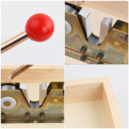 Schiaccianoci Noci, Cracker con Funzione Leva Schiaccianoci Acciaio Inox, Dimensione Regolabile Schiaccia Mandorle con Vassoio di Legno, Strumento di Apertura per Noci Macadamia Pecan - immagine 4