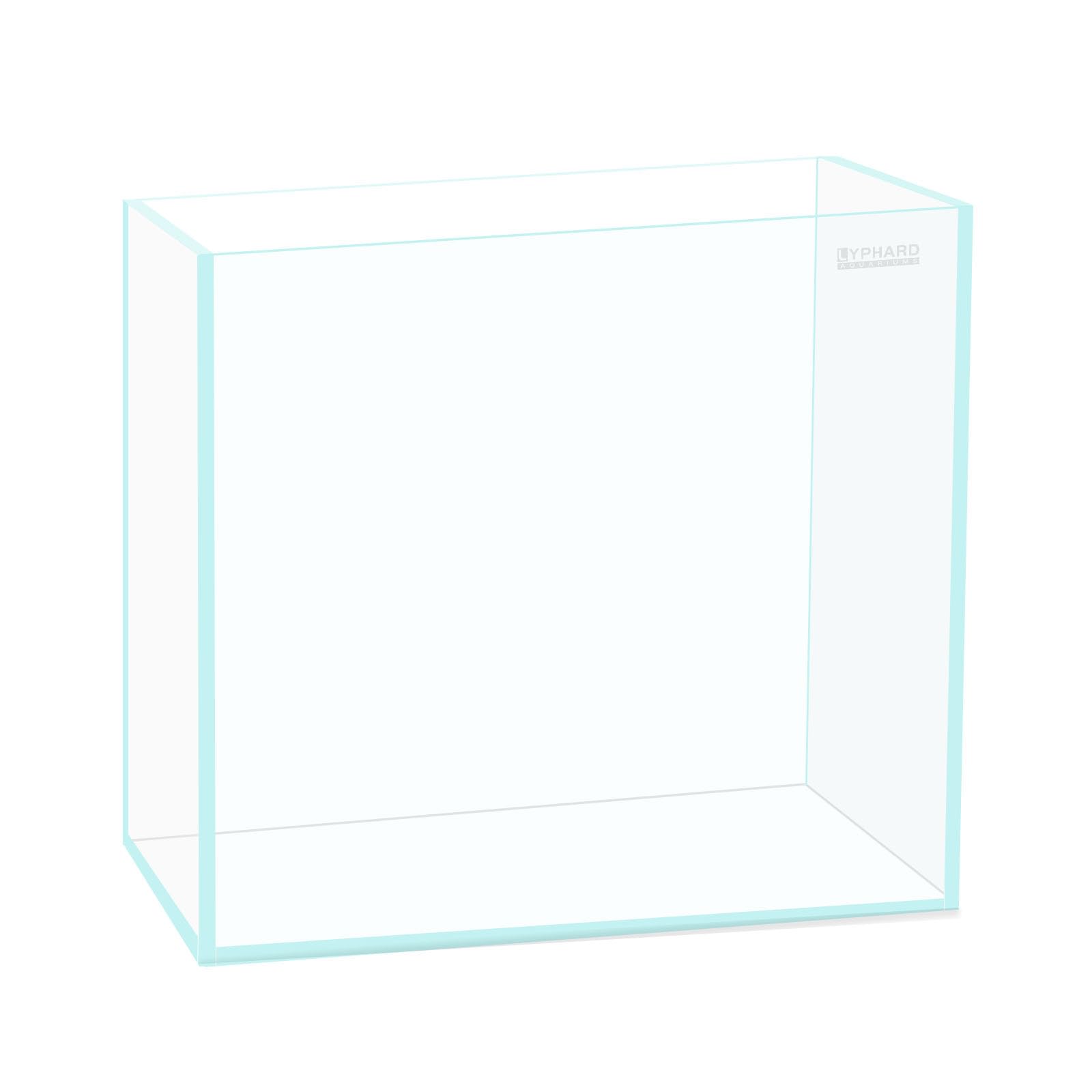29 Gallon Tall Rimless Aquarium Tank, Ultra Clear Low Iron Big Fish Tank, L17.7×W17.7×H21.7 Glass Thickness 6mm with EVA Foam Leveling Mat