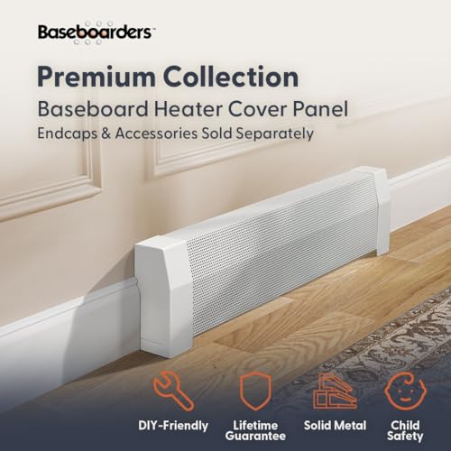 image for Baseboarders Premium Series 4 ft (48 in) Galvanized Steel Slip-On Base