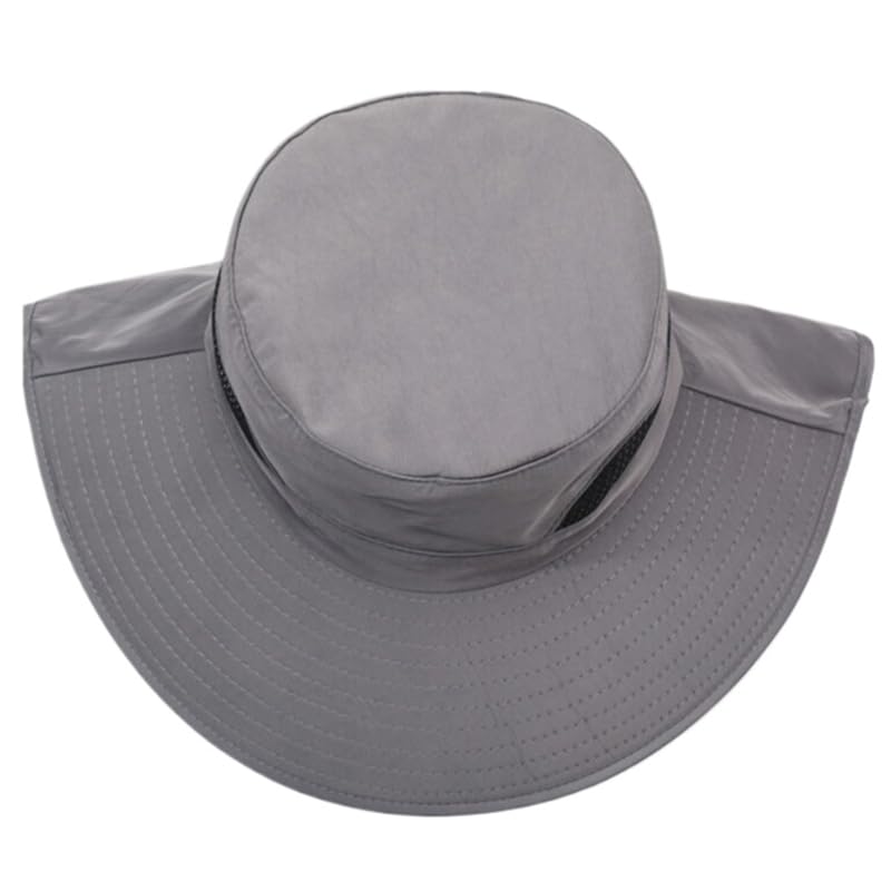 Cappello da Sole Esterno a Larga Tesa di Protezione UV Cappello da Pesca con Foro di Coda di Cavallo per lembo del Collo per Gli Uomini Protezione dal Sole UV Pesca/Giardinaggio/Nautica all'aperto