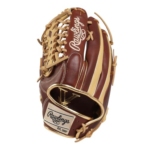 ローリングス(Rawlings) 野球用 グラブ グローブ 軟式 HYPER TECH COLOR SYNC GR5FHTCY719 外野手用 ブラウン/キャメル 12.75インチ ※左投げ用
