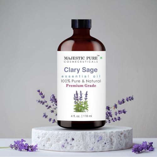 Image of Majestic Pure Clary Sage Essential Oil for Diffuser - 4 Fl Oz