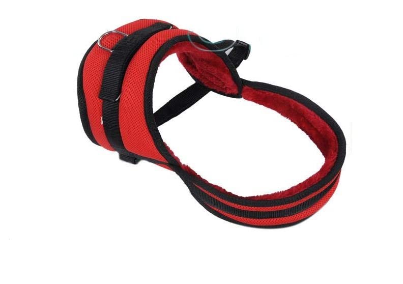Skora Dog No Pull Reflective Adjustable Dog Harness with Handle, Soft Reflective Harness with Handle for Dogs Lemon Red Color Size Medium (B07H44QF5R) Amazon Price History, Amazon Price Tracker