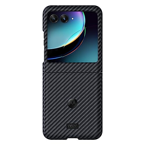 Amazon.co.jp: Motorola razr 50 Ultra 5G用の リアルカーボン