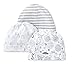 Lamaze Baby Organic Essentials 3 Piece Hat Set, Grey, 0/3M