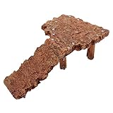 POPETPOP Turtle Basking Platform Rockery for Aquatic Reptiles Climbing Ramp for Fish Tanks for Sunbathing Resting and Playing Multi-Functional Decoration Accessory