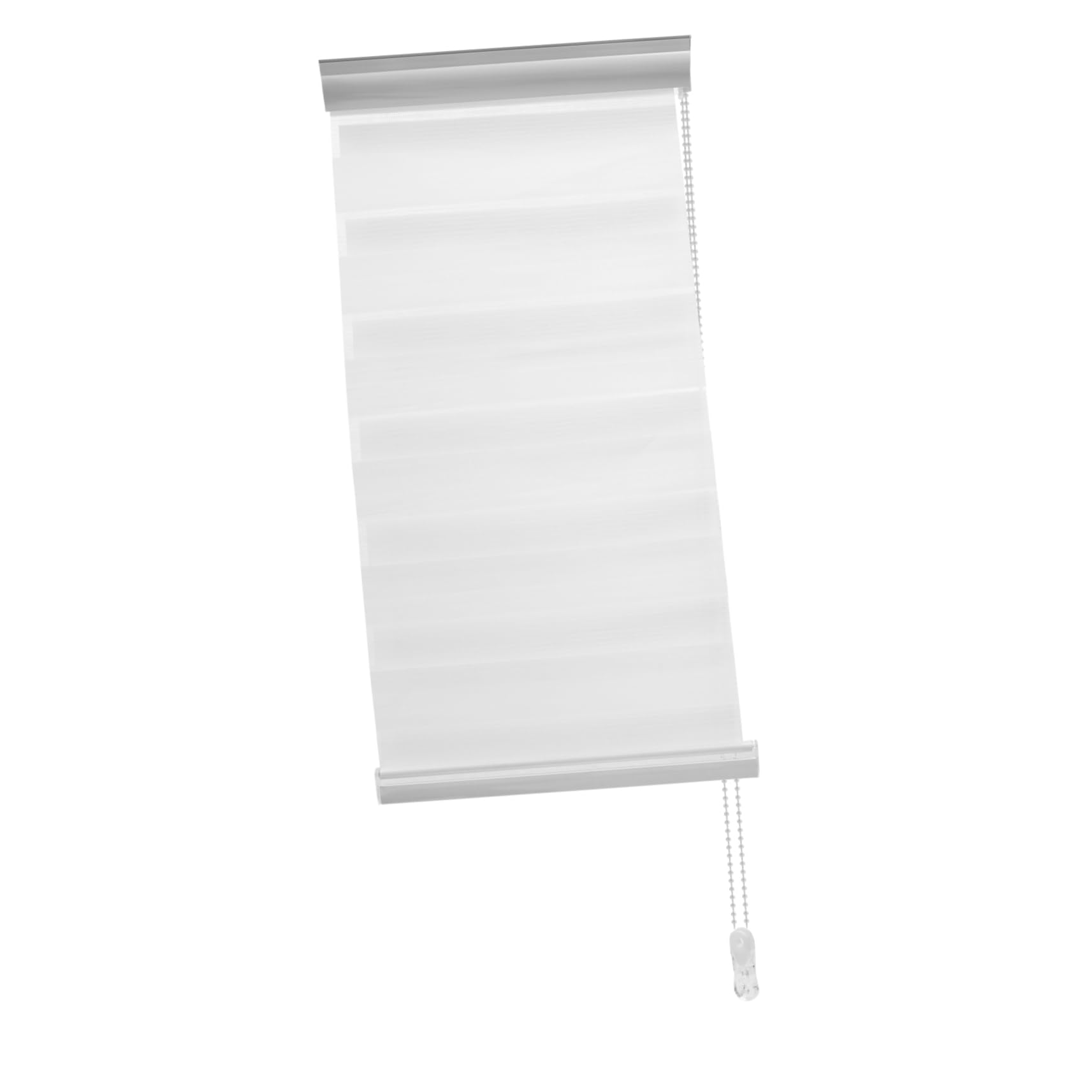 Rideau persienné transparent fenêtre salon voilage double sans percer