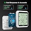VIVOSUN Digital pH and TDS Meter Kits and AeroLab THB1 Wireless Bluetooth Hygrometer Thermometer Indoor, Smart Temperature Monitor, Digital Humidity Meter, LCD Remote App Control & Alert, Data Storage #5