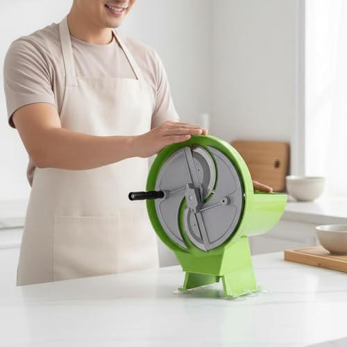 Cortadora manual de verduras Acero inoxidable ajustable miniatura 6