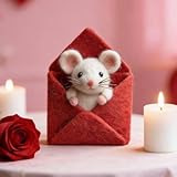 Le cadeau romantique parfait. Ces figurines en laine ont la taille parfaite pour : un cadeau de Saint-Valentin unique pour elle ou lui. Plateau décoratif romantique à plusieurs niveaux. Souvenir de mariage ou d'anniversaire. Joli compagnon de bureau pour leur rappeler de vous