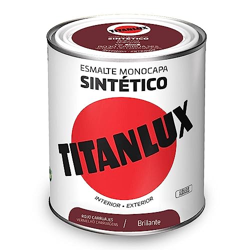 Titanlux Esmalte Sintético Brillante Rojo Carruaje 750 ml