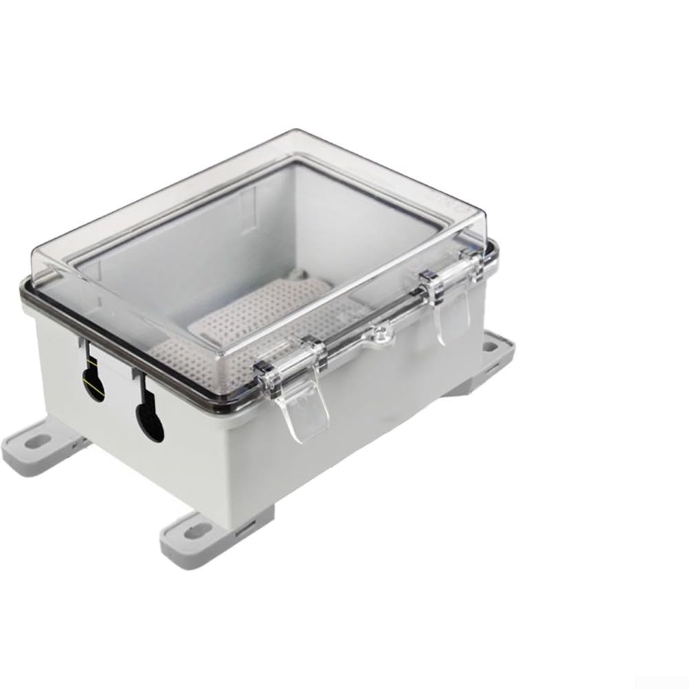 Cubierta protectora de enchufe, caja distribución impermeable, protección IP66, unión plástico con transparente