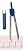 EKG ECG Caliper Electrocardiogram Divider - Blue