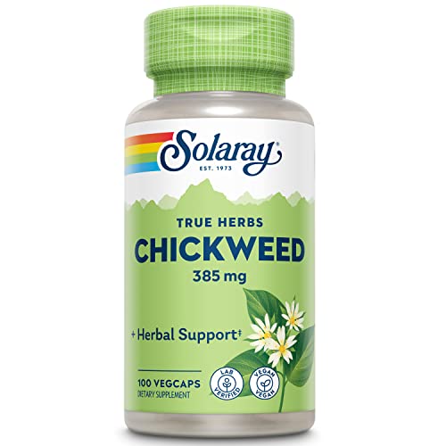 SOLARAY Chickweed 385 mg | Herbal Supplement | Healthy Digestion,...