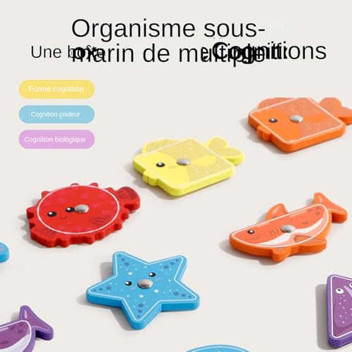 Jouet de pêche en bois magnétique, le cadeau d'anniversaire éducatif idéal - 4
