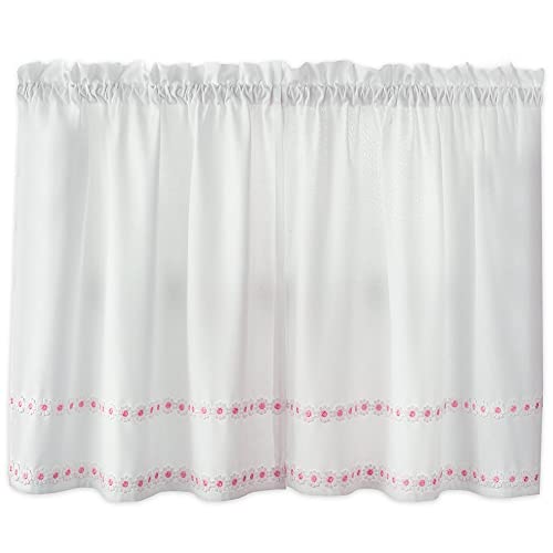 Lorraine Home Fashions Vorhänge mit Gänseblümchen-Motiv, 167 x 91,4 cm, Pink Cover