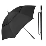 Paraguas de Golf de 62/70 Pulgadas Sombrilla Grande, Paraguas de Lluvia, Paraguas Grandes para Lluvia con Doble Cubierta...