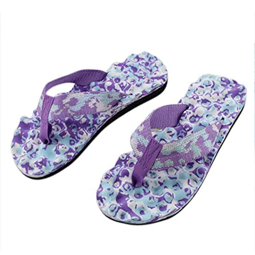 XINZHONG Women's Slippers, Bathroom Slippers, Slippers, Indoor and Outdoor Slate Slippers, 8 Purple