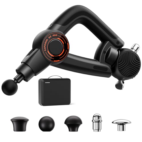 R3 Pro 3-in-1 Massage Gun with Vibration - 18mm Amplitude & 6500R...