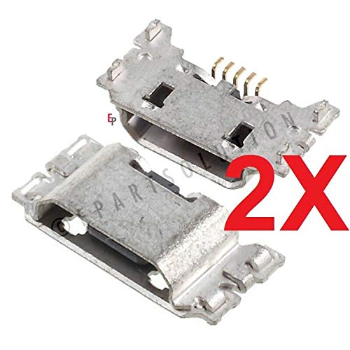 ePartSolution 2X Replacement for Sony Xperia XA Ultra F3213 Micro USB Charger Charging Port Dock Connector USB Port USA (2pcs)