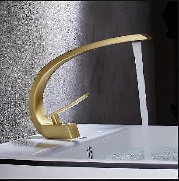 Bathroom Basin Faucet Modern Mixer Tap Brass Washbasin Gold/Black/Chrome Single Handle Hot and Cold Water
