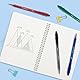 Paper Mate Flexgrip Ultra-Druckkugelschreiber | mittlere Spitze (1,0 mm) | blaue Tinte | 5 Stück