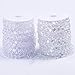NiuZaiz 10mm 30M 99FT Iridescent Octagonal Acrylic Beads Strand Chain Garland for Wedding Party and Home Decorations (AB Colors, 99FT)