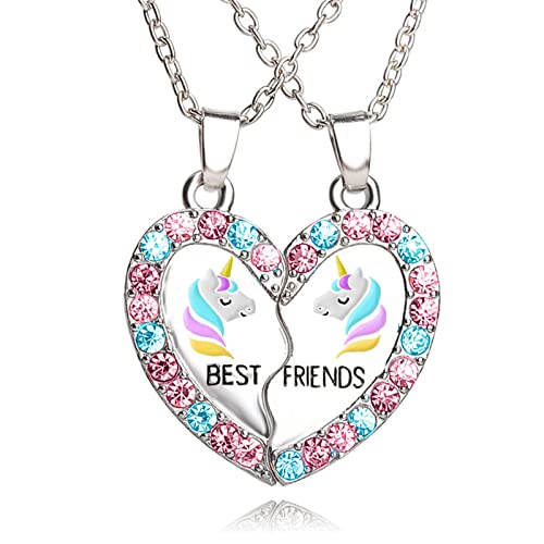 MJartoria BFF Necklace for 2, Best Friend Necklaces Cute...