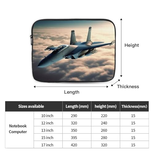 Funda para portátil de 15 pulgadas con diseño aeronáutico miniatura 4