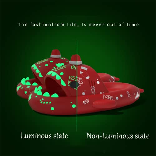 Shark Slides Slippers, Anti-Slip 3D Cartoon Halloween Christmas Shark Slippers2