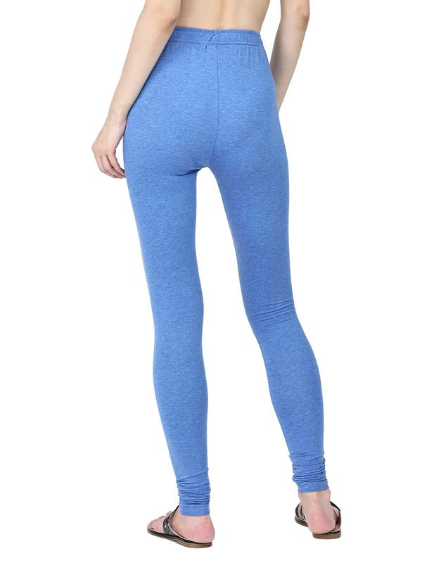 Image of Robinbosky Cotton Churidhar Leggings for Women - Stylish, Stretchable & Flattering Fit for All-Day Comfort