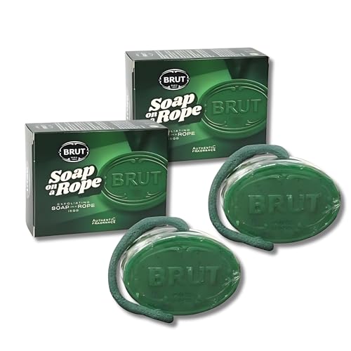 Original Soap On A Rope 150g Pack of 2 | Timeless Exfoliating Soap with Iconic Citrus and Spicy Woods Fragrance | Classic Grooming Essential with Convenient Rope Design for Freshness and Style