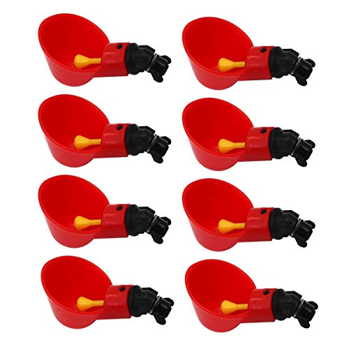 Automatische Hühnertränke 6er Set - Geflügeltränke Für Hühner & Enten