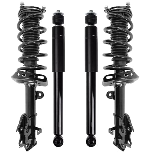 Image of Detroit Axle - Struts Shocks for Acura 2013 2014 2015 2016 2017 2018 RDX, 2 Rear Shock Absorbers Assembly 2 Front Struts with Coil Spring Assembly Replacement Suspension Kit