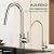 AULEEND 100% Lead-Free Brass Kitchen Water Filter Faucet, Sink Water Filter System, Suitable for Most Reverse Osmosis or Water Filtration Systems, Kitchen bar Sink Drinking Faucet (Brushed Nickel)