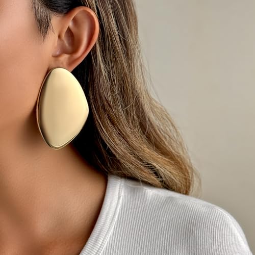 Statement Earrings for Women Chunky Gold Earring Hypoallergenic Big Geometri Drop Earrings Punk Drop Dangle Earring Fashion Summer Earring for Women 20253