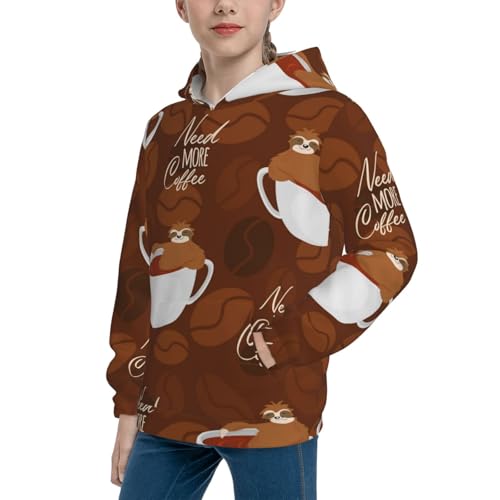 Space Dino Cartoon Black Kid Hoodies Boys Sweatshirts Girls Pullover with Pocket2