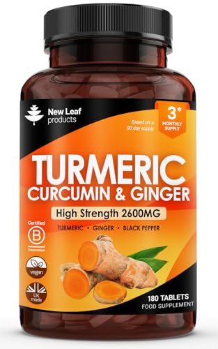 New Leaf Turmeric Tablets 2600mg